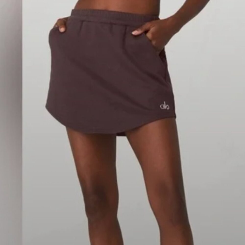 ALO Yoga Espresso Mini Skirt